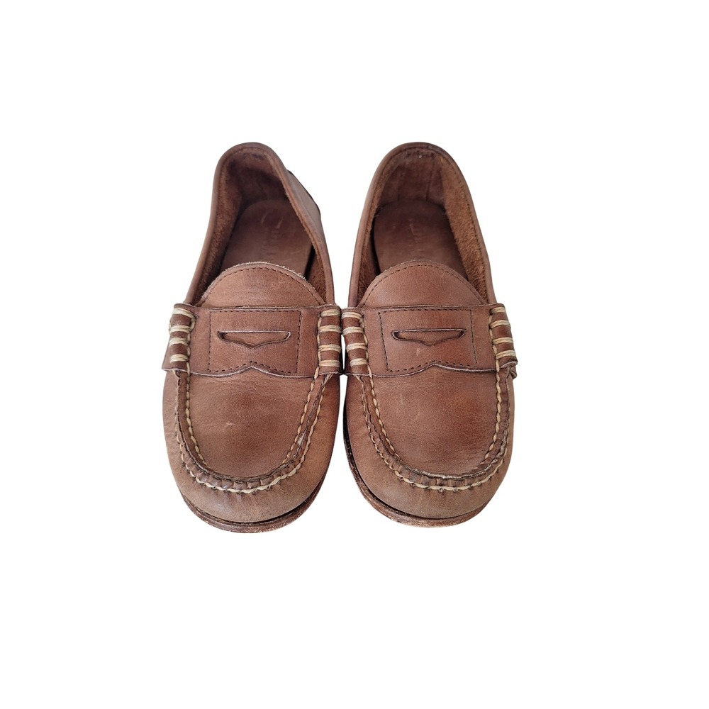 Ralph Lauren Brown Leather Penny Loafers Made in USA Womens 7 B 92201